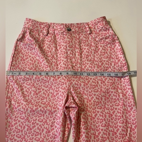 Princess Polly Ryllie Pink Cheetah Pants Size 4 - Picture 6 of 14